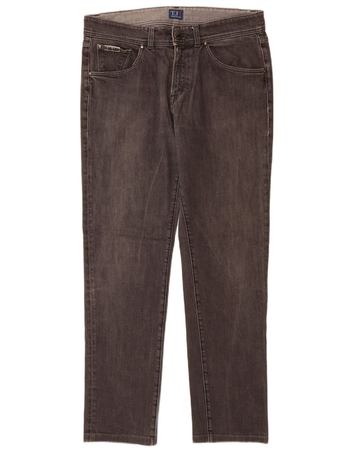 Jeans Slim Uomo Trussardi W35 L32 Cotone Grigio