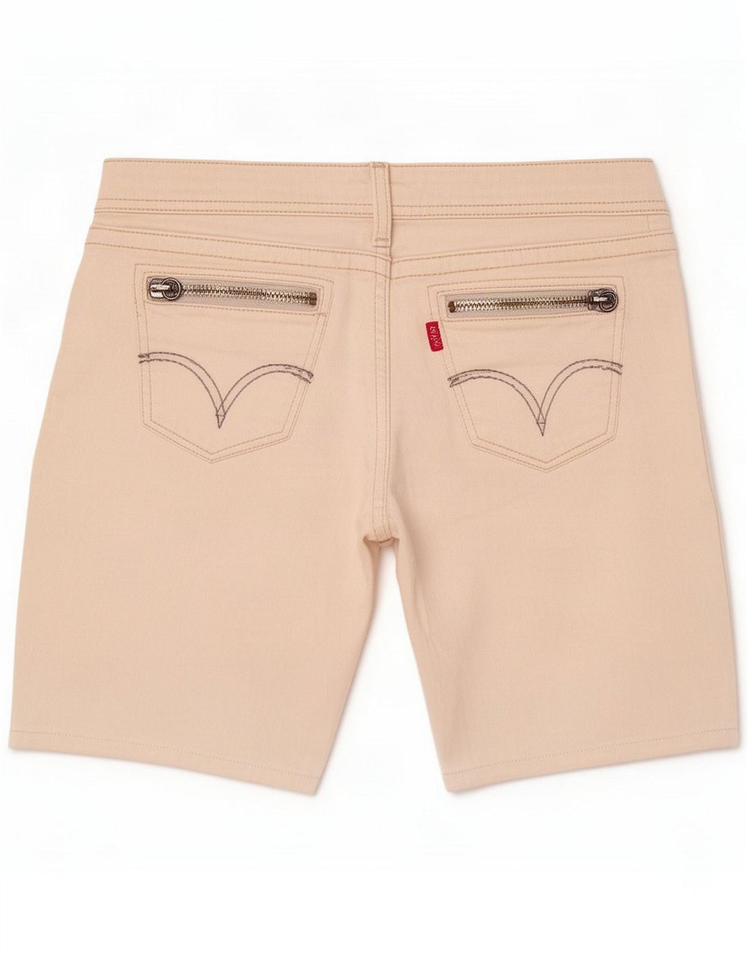 Levi's Pantaloncini di jeans da donna medi W28 Cotone bianco