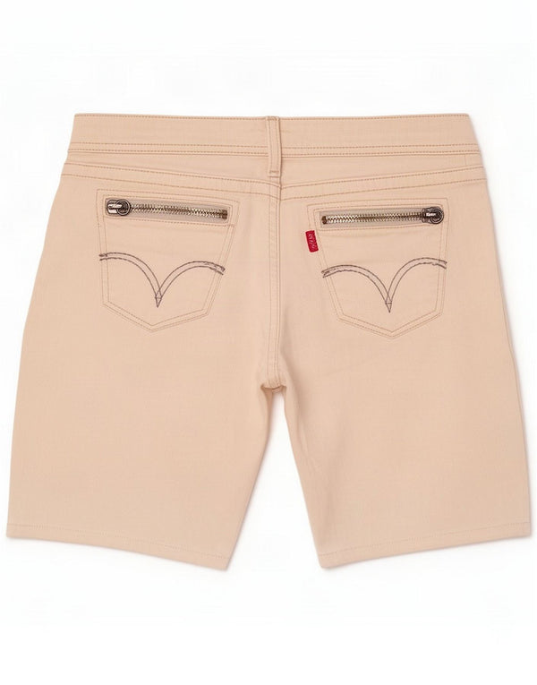 Levi's Pantaloncini di jeans da donna medi W28 Cotone bianco
