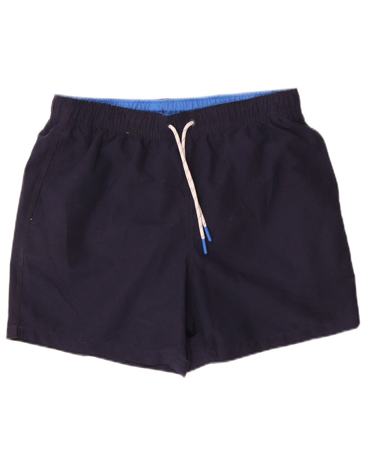 Pantaloncini da bagno da uomo Marks & Spencer medio poliestere blu navy