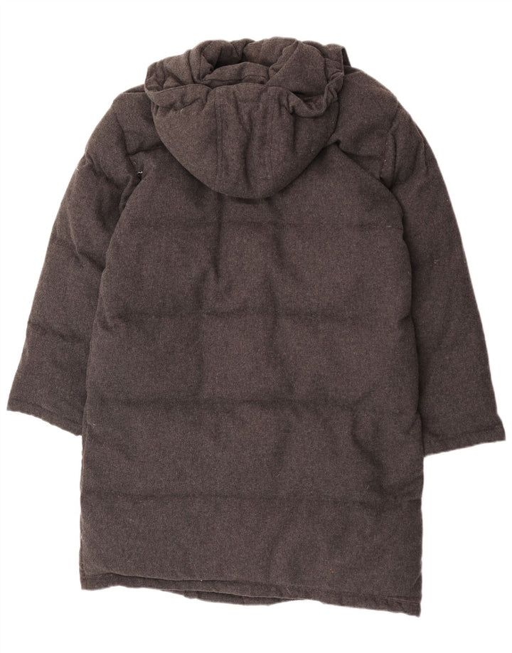 Cappotto imbottito con cappuccio da uomo Sergio Tacchini UK 38 Acrilico grigio medio