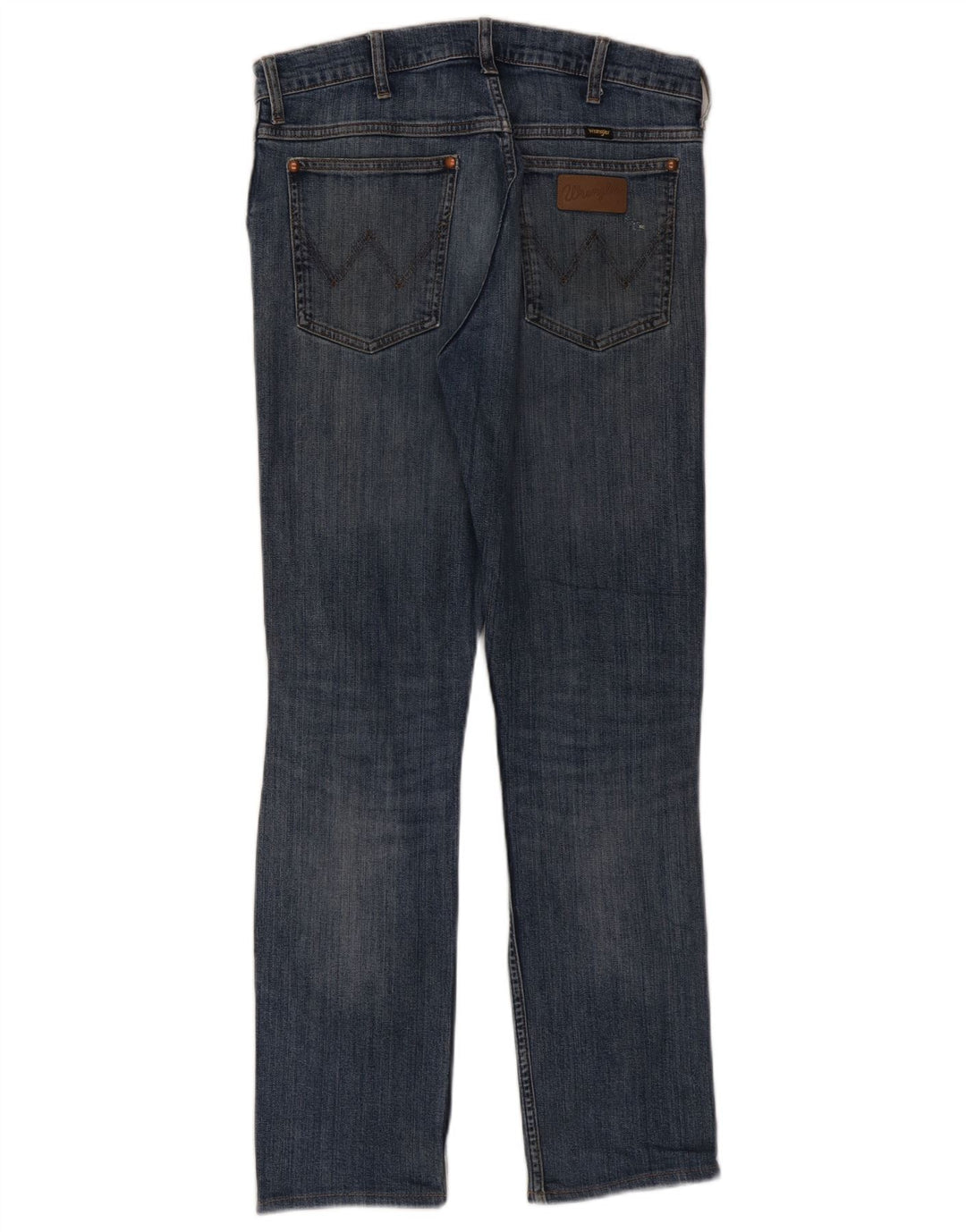 WRANGLER Mens Slim Jeans W33 L30 Blue Cotton