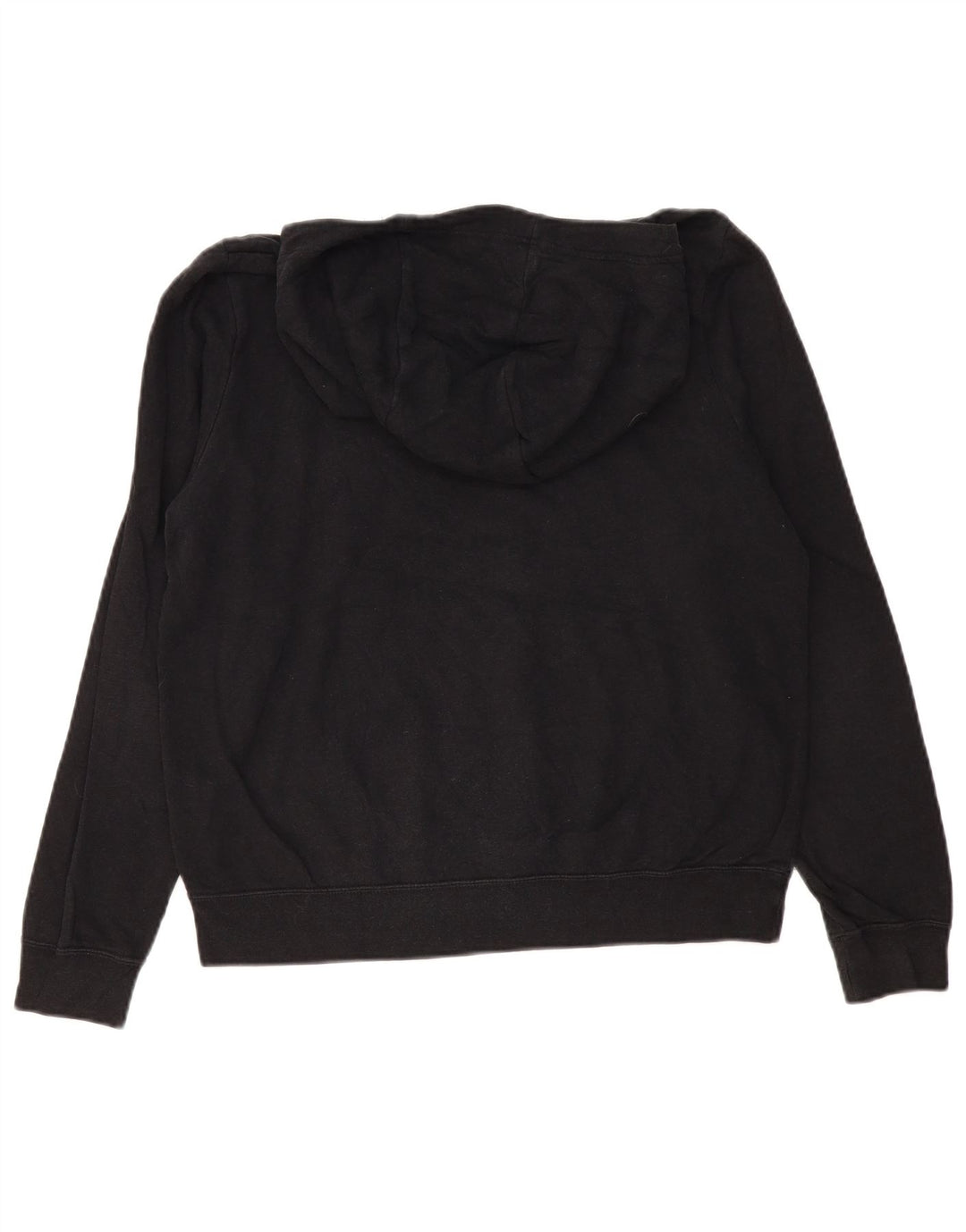 Maglione con cappuccio da donna NIKE UK 14 cotone nero medio