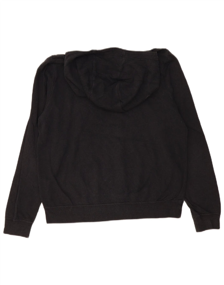 Maglione con cappuccio da donna NIKE UK 14 cotone nero medio