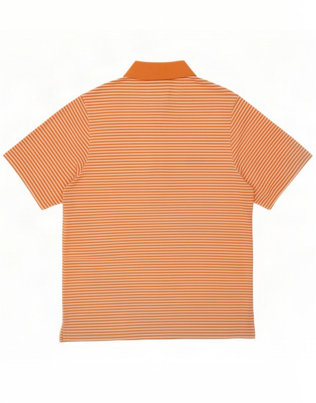 Polo da uomo Greg Norman XS arancione gessato poliestere