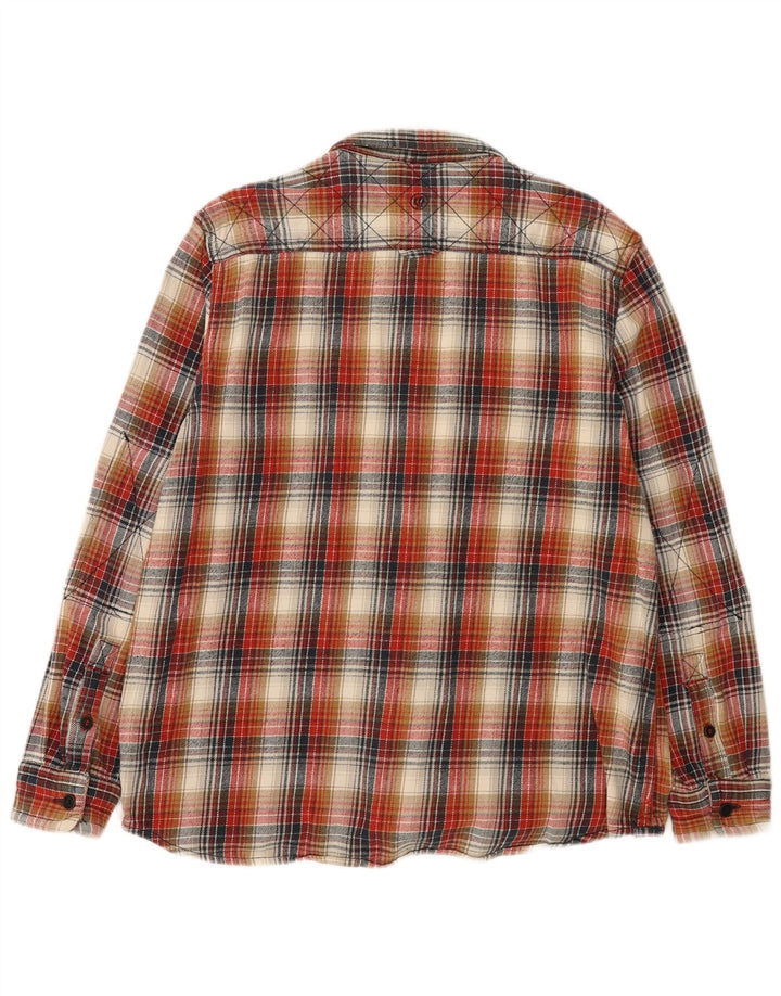 Camicia in flanella da uomo Fat Face 2XL in cotone a quadri multicolore