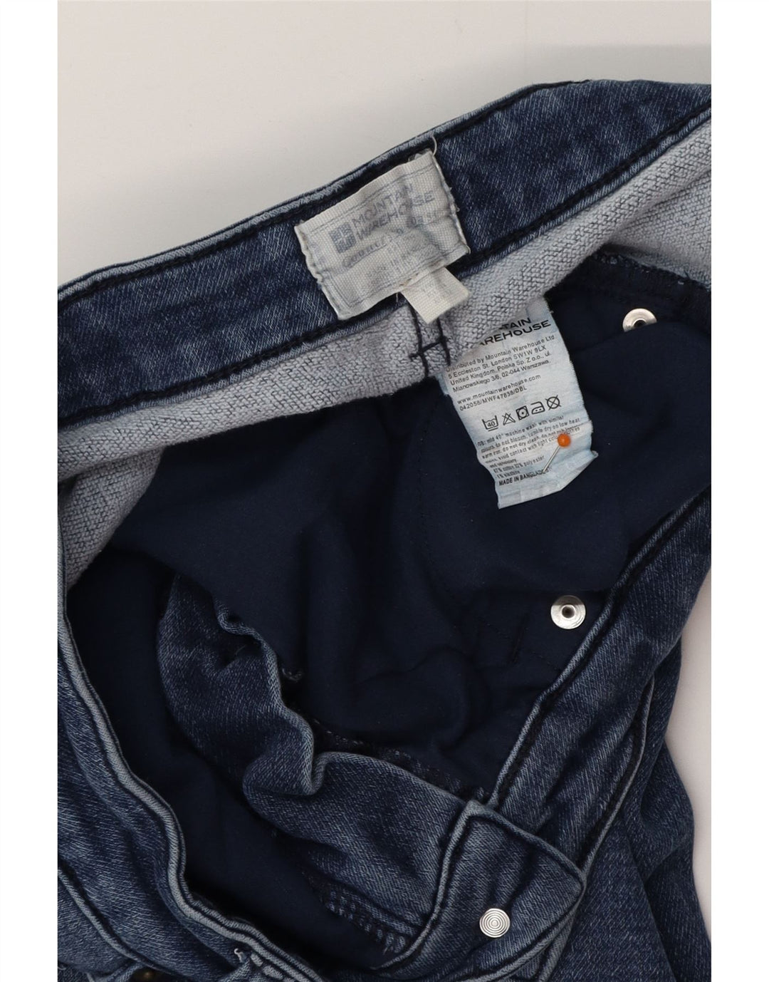 MOUNTAIN WAREHOUSE Jeans slim da donna UK 16 Large W32 L30 Cotone blu