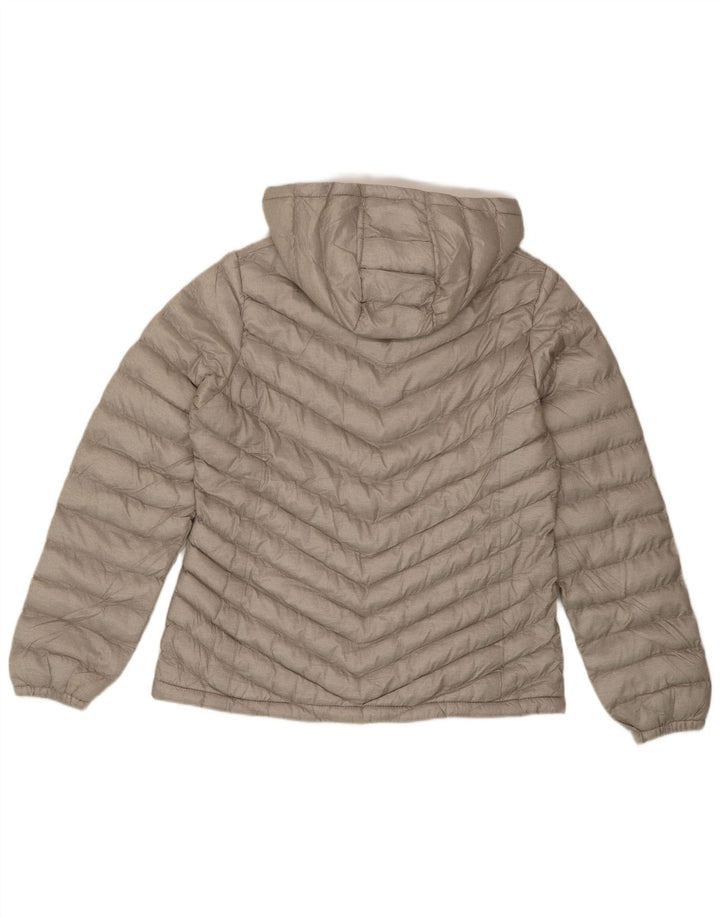 Giacca imbottita con cappuccio da donna Mountain Warehouse UK 12 Poliestere beige medio