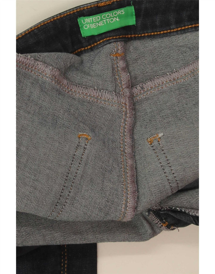 Jeans skinny da donna Benetton W27 L31 Blu navy