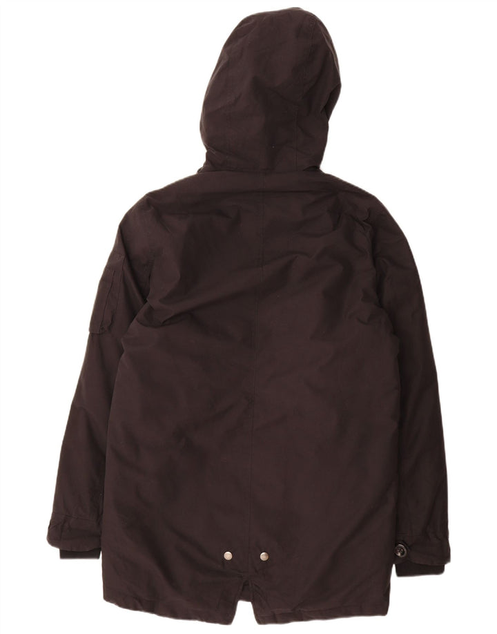 Giacca parka con cappuccio da uomo Jack & Jones UK 34 XS poliestere nero