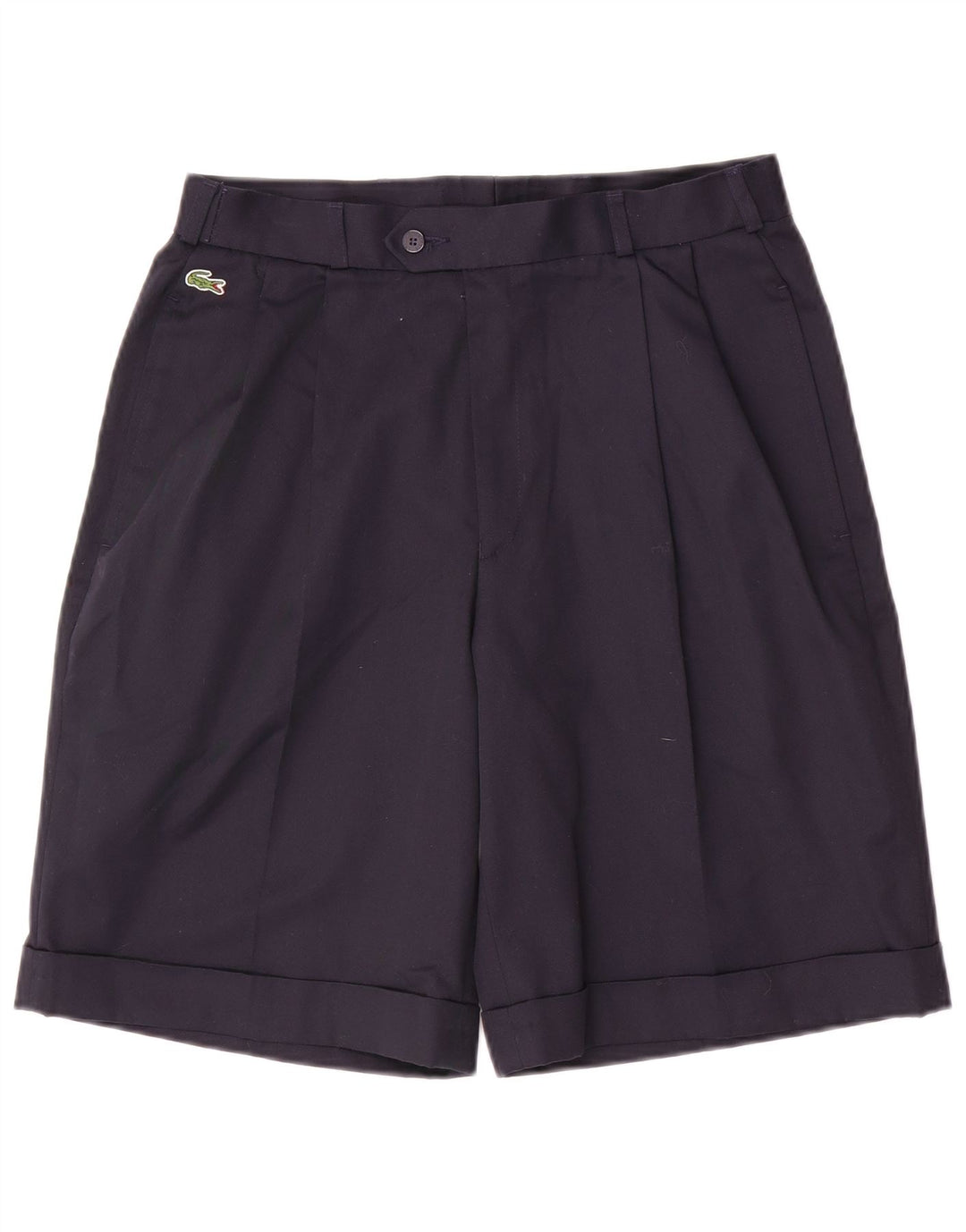 Pantaloncini chino con pegging da uomo Lacoste taglia 40 media W32 cotone blu navy