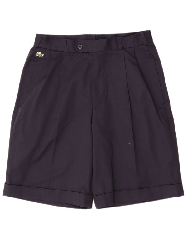Pantaloncini chino con pegging da uomo Lacoste taglia 40 media W32 cotone blu navy