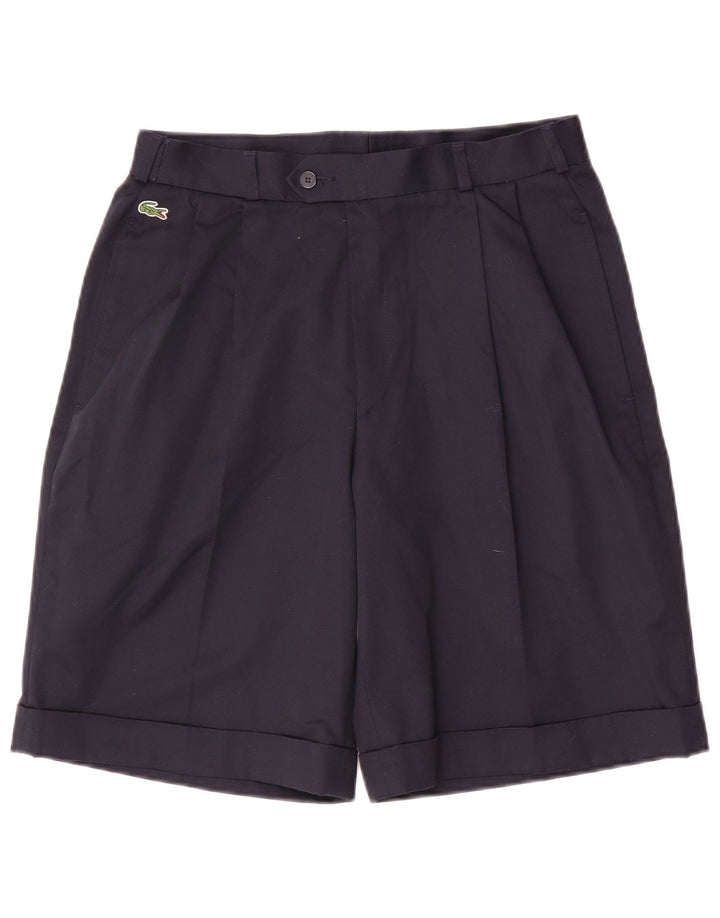 Pantaloncini chino con pegging da uomo Lacoste taglia 40 media W32 cotone blu navy