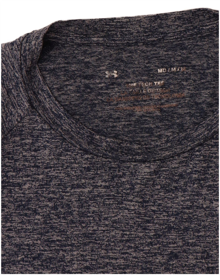 Maglietta da uomo Under Armour Top medio blu navy screziato
