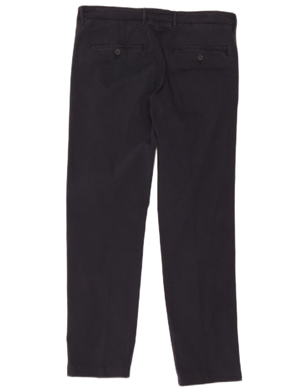 Pantaloni chino dritti da uomo Hugo Boss IT 48 medio W32 L29 blu navy