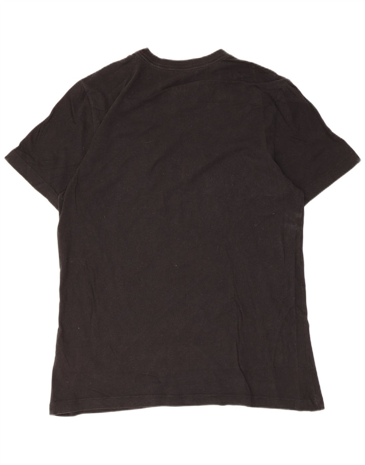 T-shirt grafica da uomo Nike Top in cotone nero medio