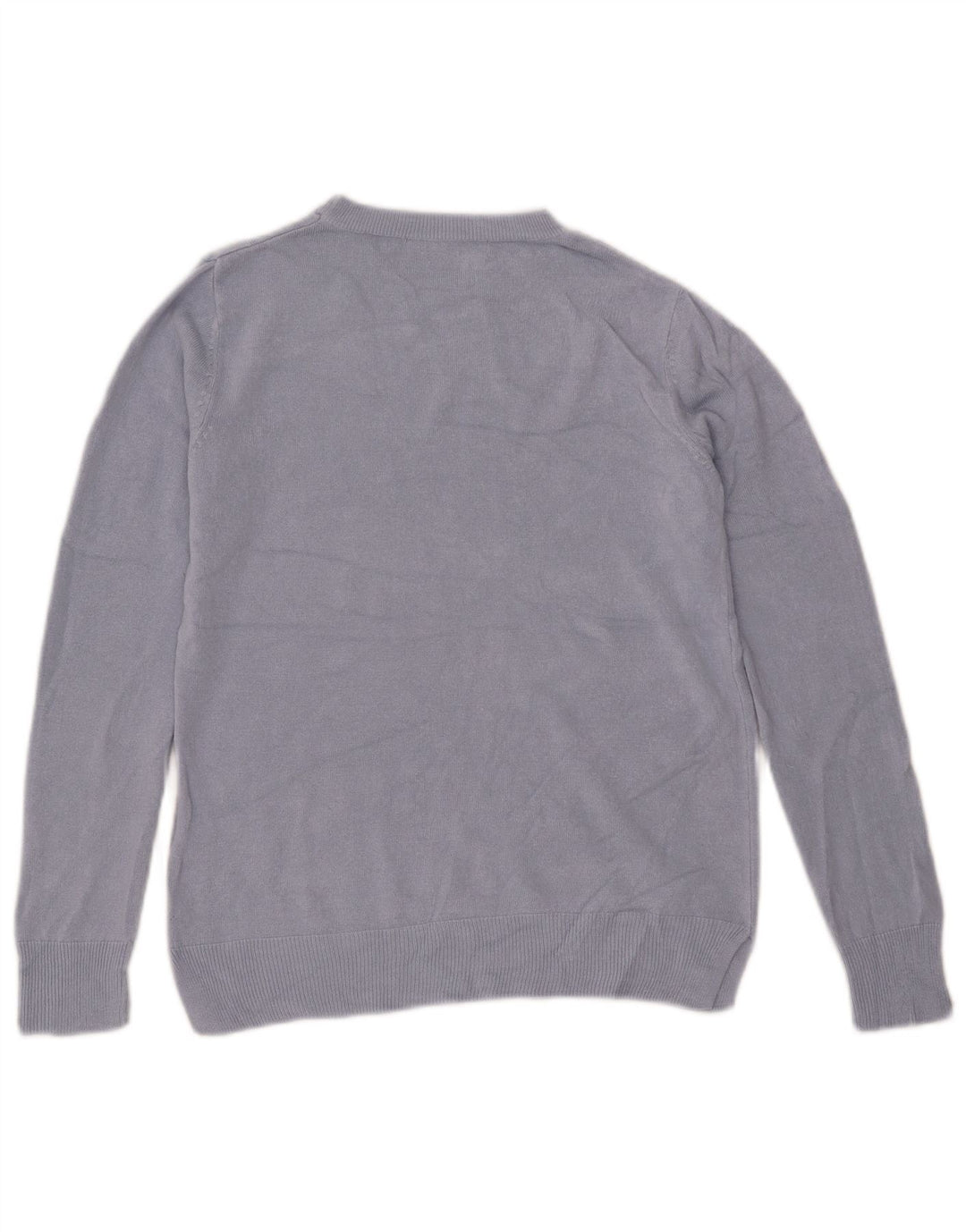 Maglione maglione girocollo oversize da donna Marks & Spencer UK 10 piccolo blu
