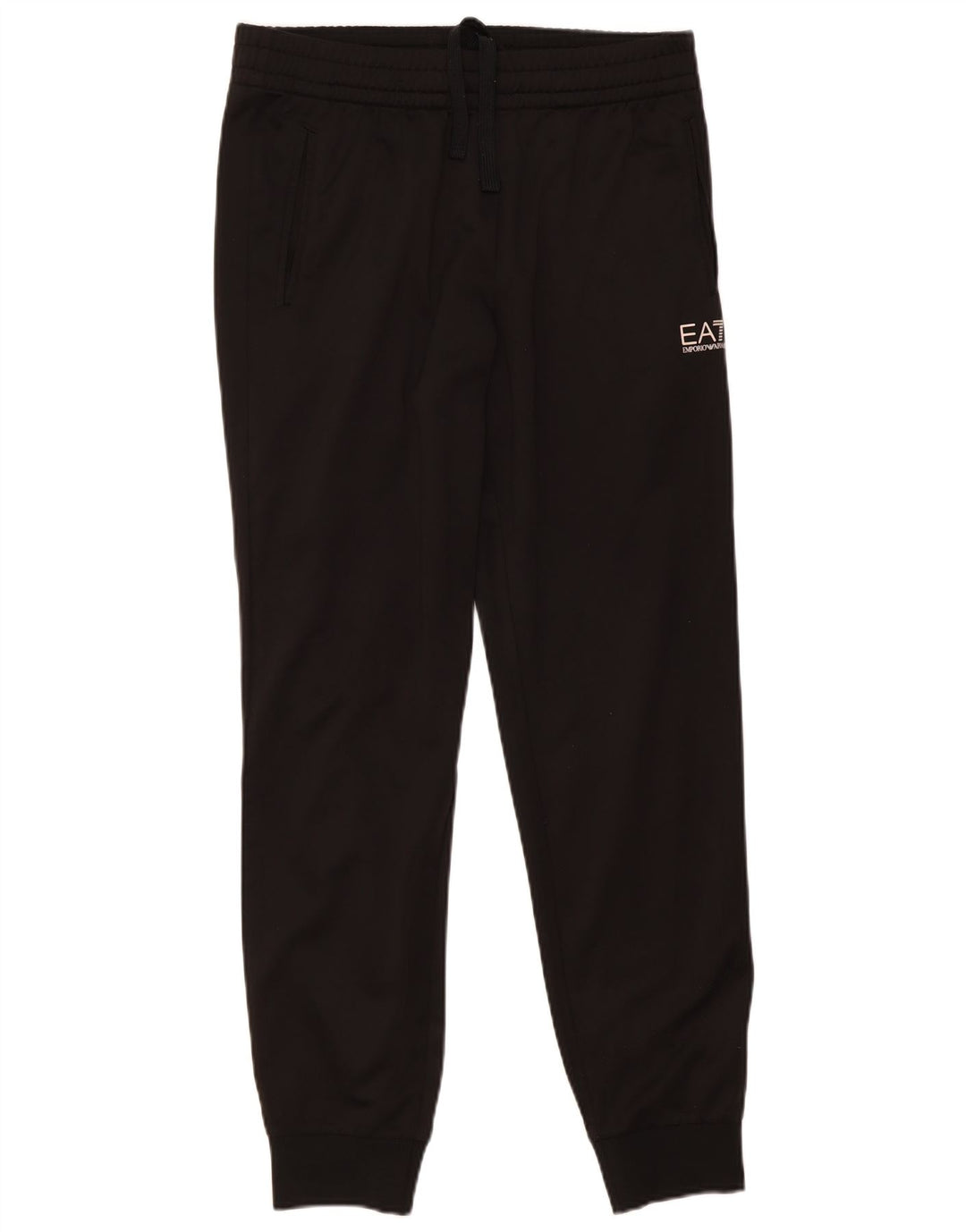 Pantaloni da tuta da uomo Emporio Armani Joggers grandi neri in poliestere