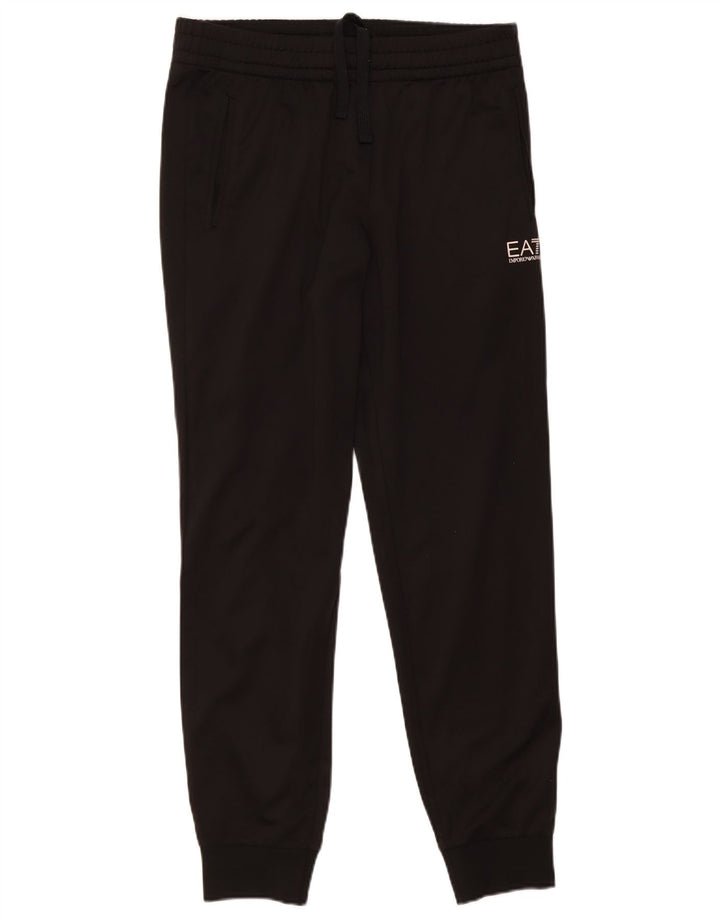 Pantaloni da tuta da uomo Emporio Armani Joggers grandi neri in poliestere