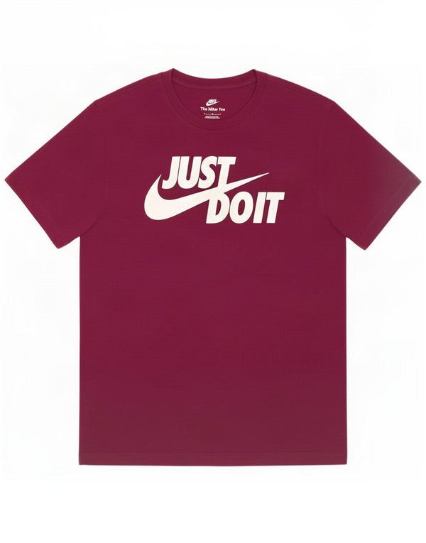T-shirt grafica da uomo Nike Top grande in cotone viola