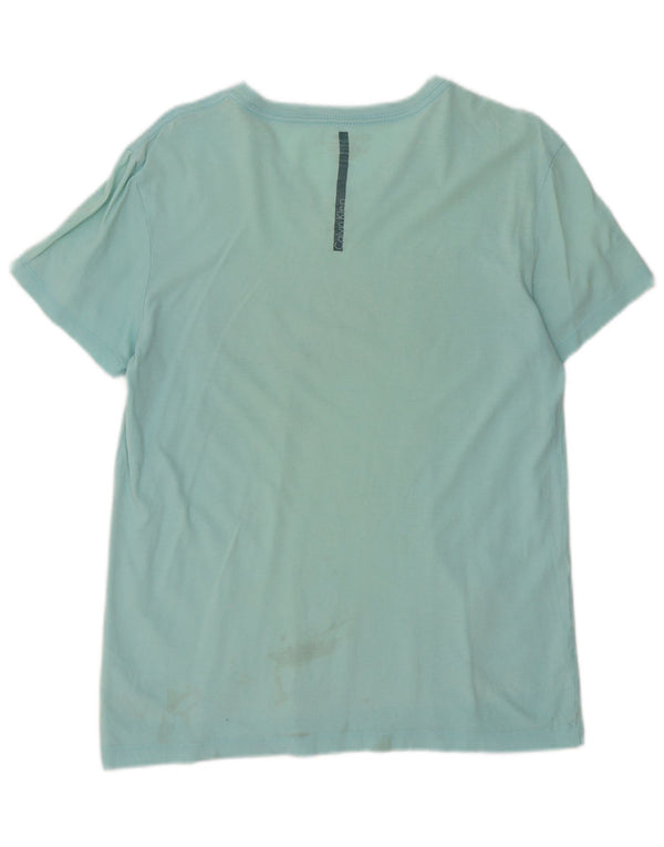 Maglietta grafica da donna Calvin Klein Top UK 10 Small Cotone verde
