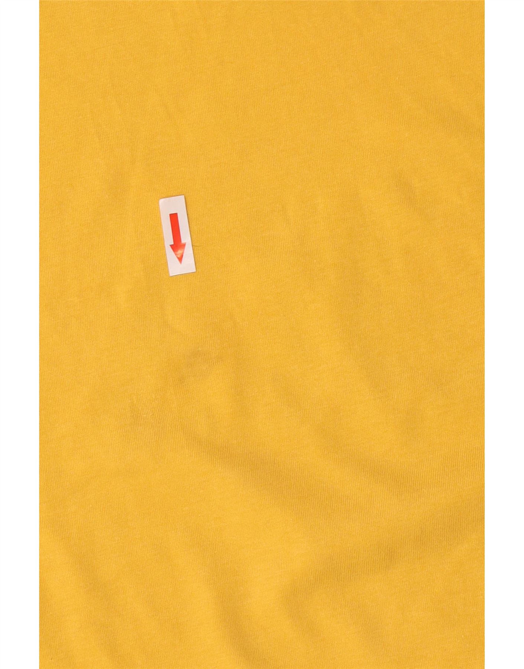 T-shirt grafica corta da donna Levi's UK 14 cotone giallo medio
