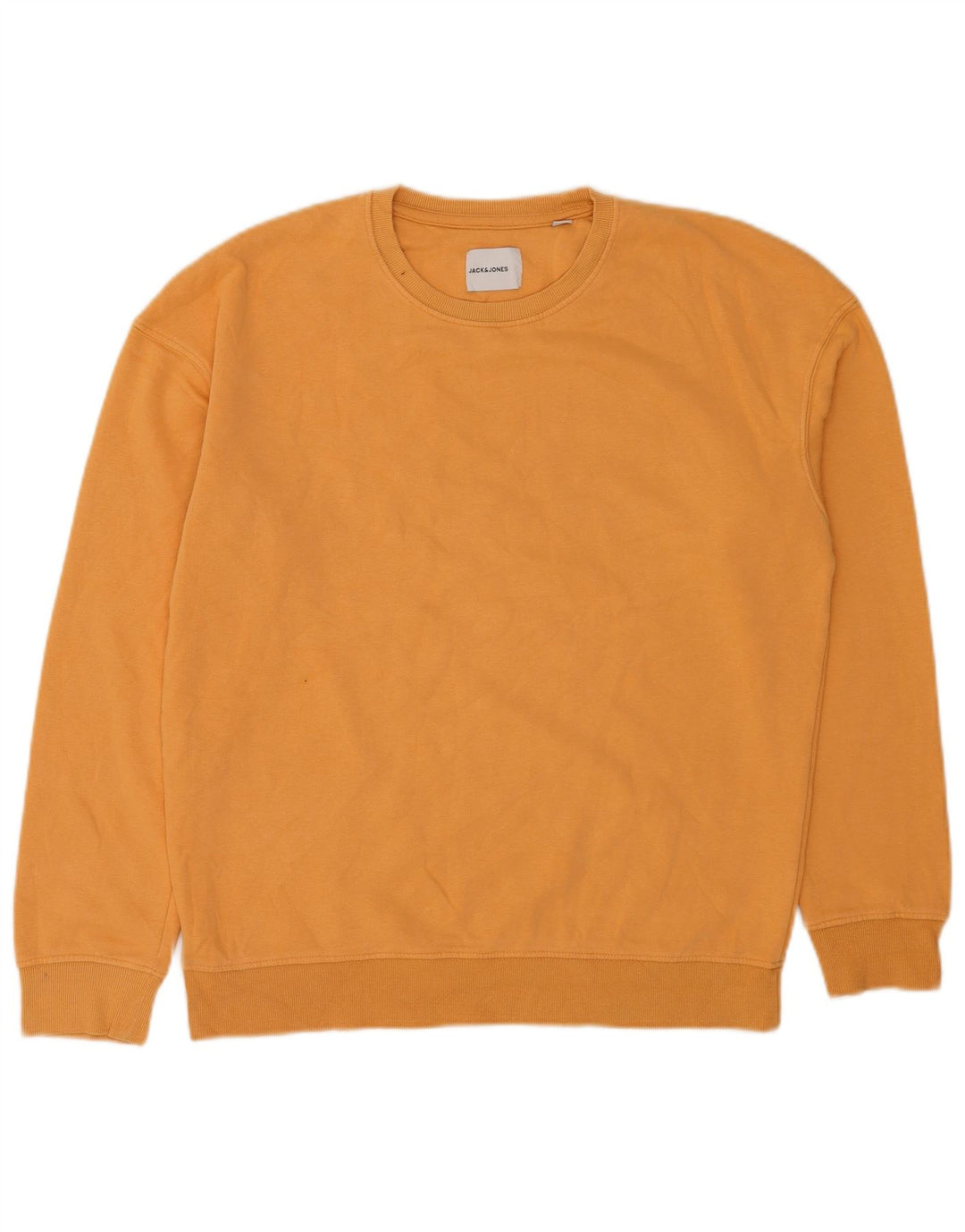Jack & Jones Felpa da uomo Maglione grande in cotone arancione