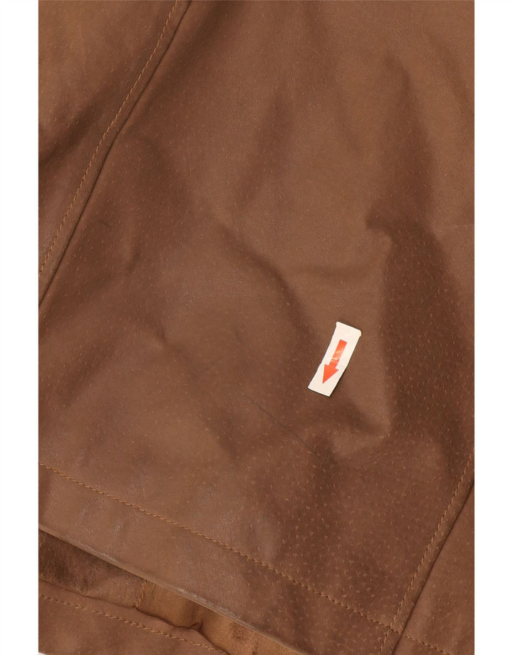 Giacca in pelle da uomo Route 66 UK 38 Pelle beige media