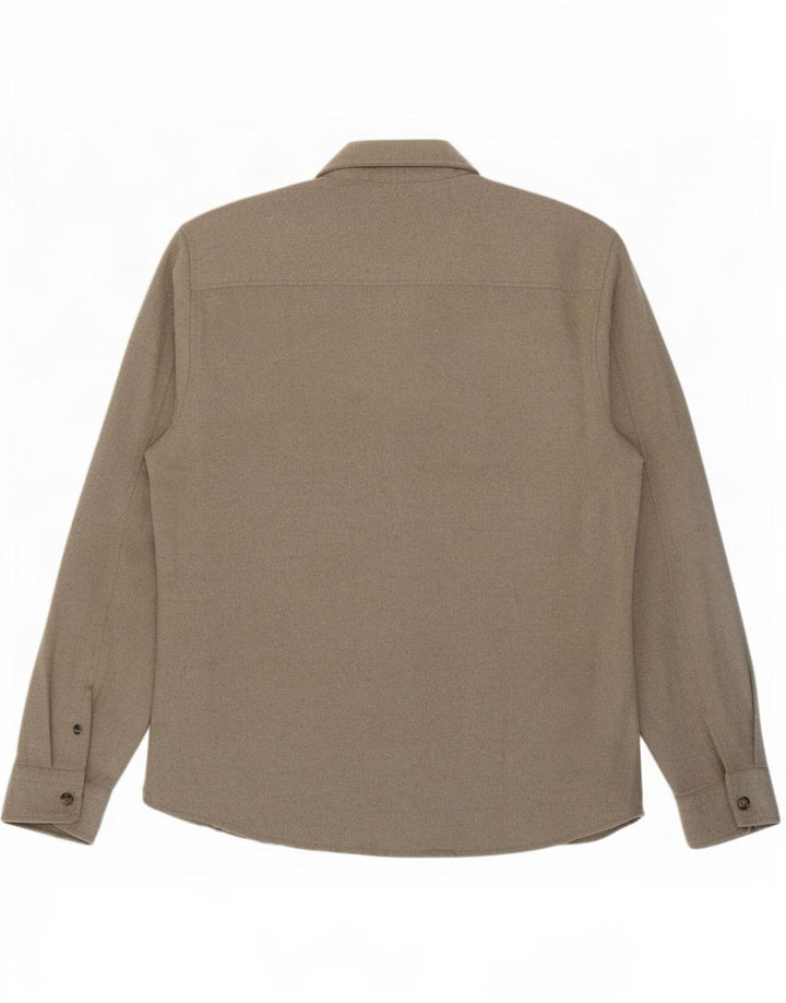 Camicia overshirt da uomo Reiss XL in acrilico grigio