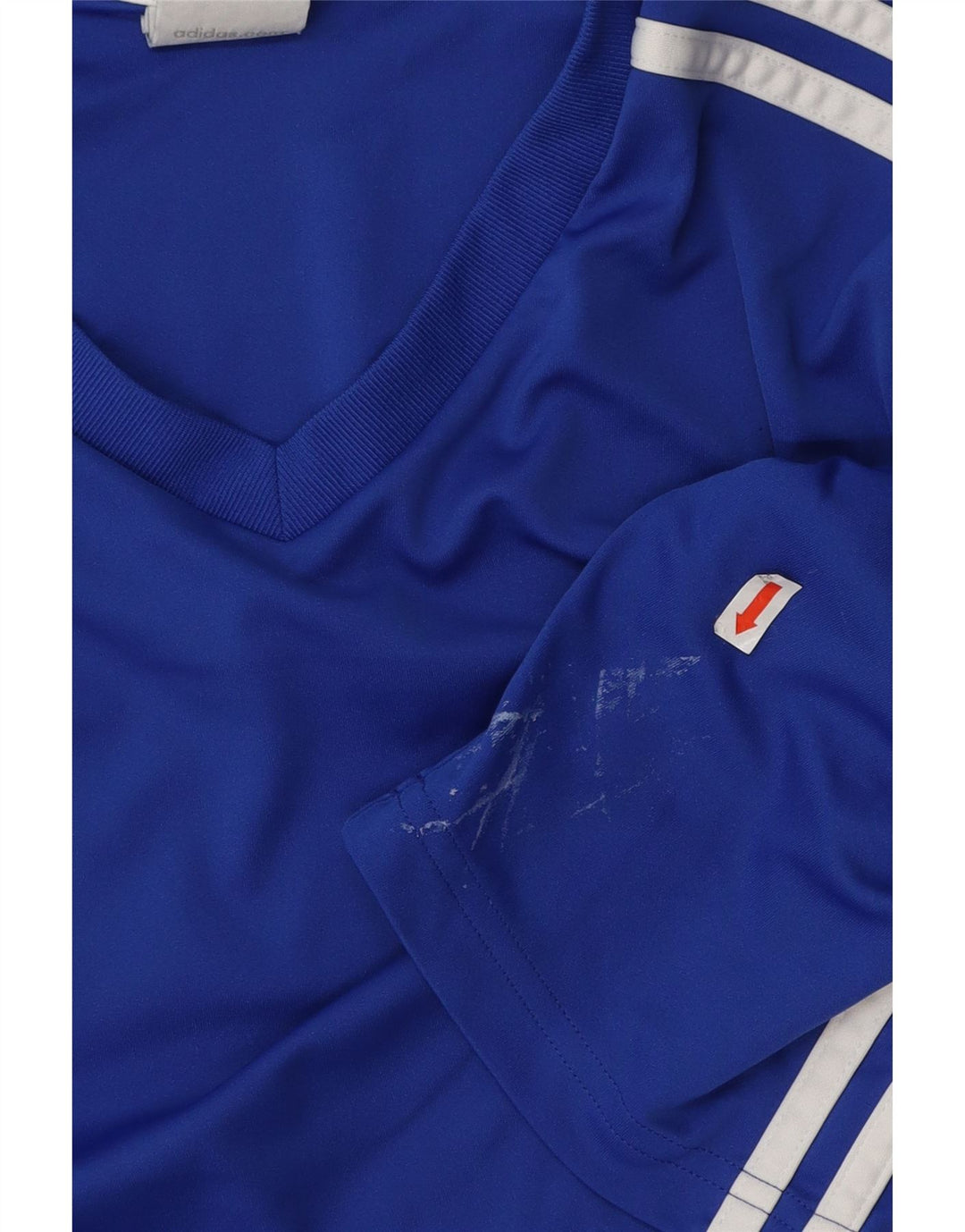 T-shirt ADIDAS da uomo Climalite Top grande blu in poliestere