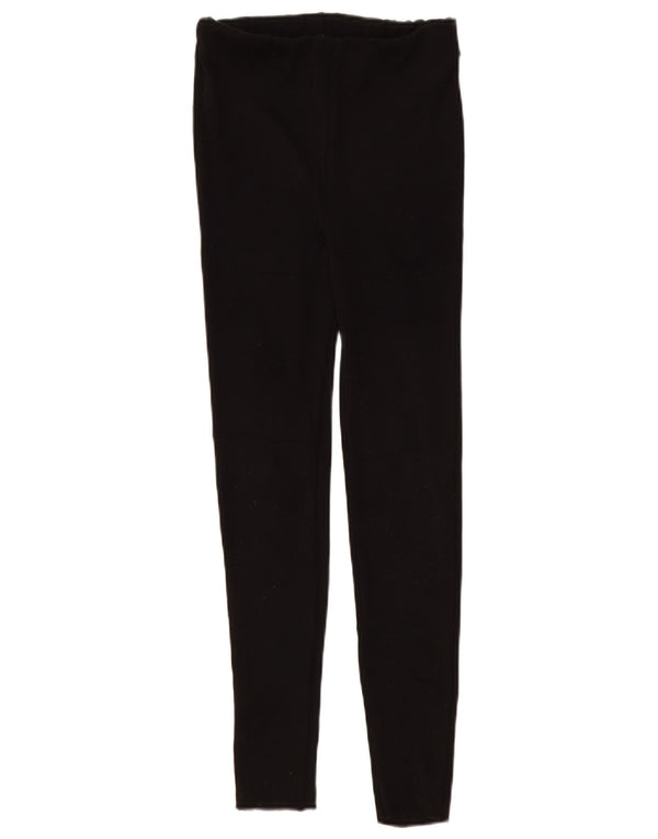 Leggings Zara da donna UK 12 poliestere nero medio