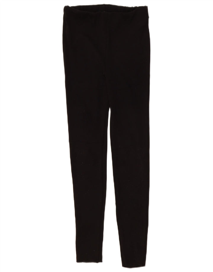 Leggings Zara da donna UK 12 poliestere nero medio