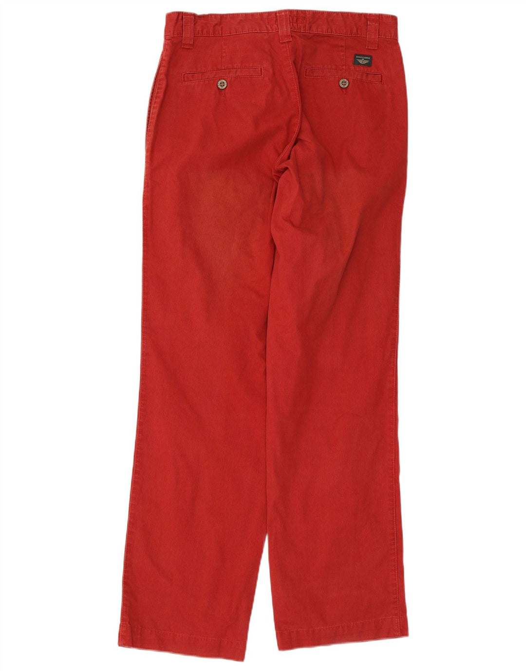 Pantaloni dritti da uomo in velluto a coste Dockers W31 L30 Rossi