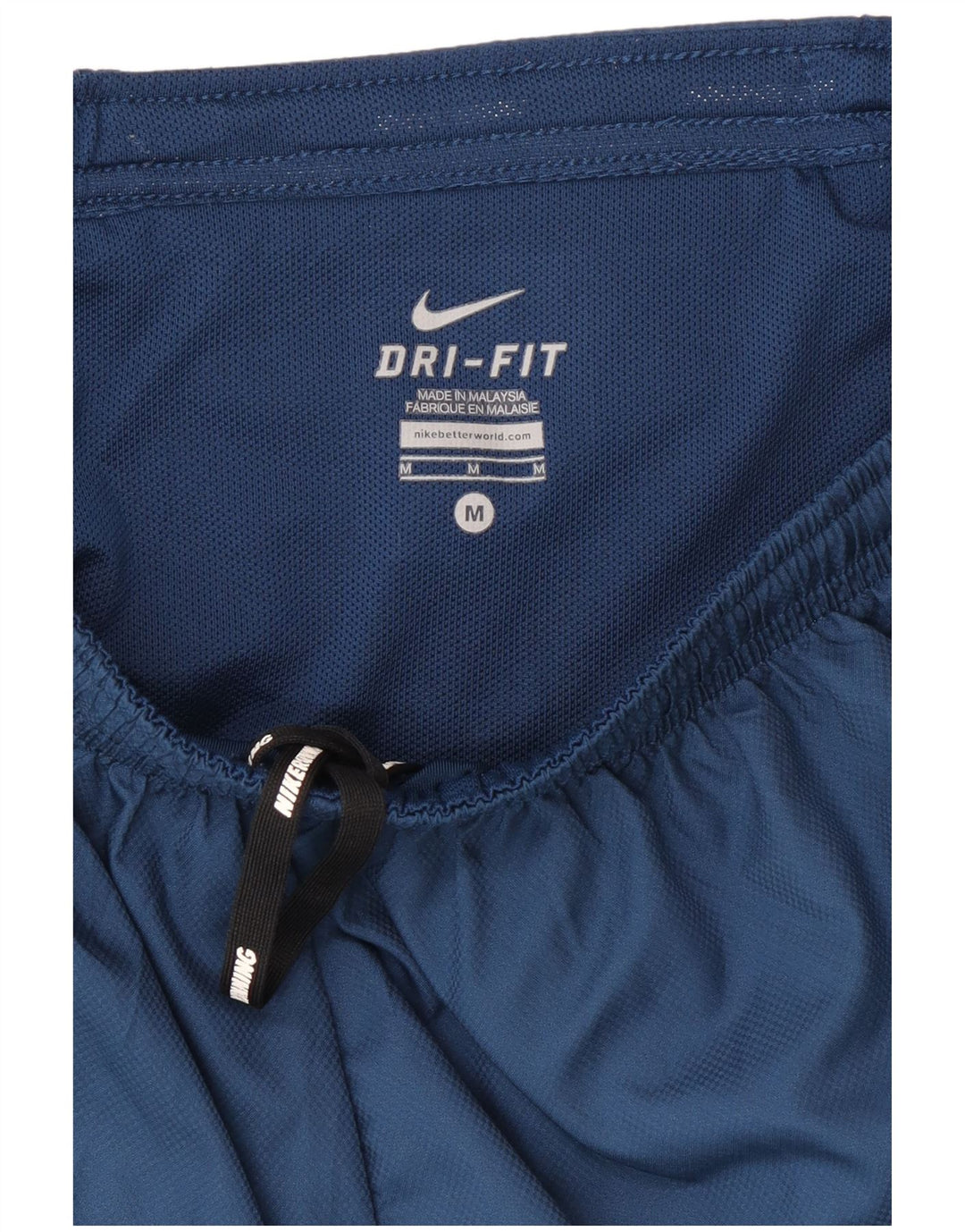 Pantaloncini sportivi Nike da uomo con vestibilità regolare, blu medio, in poliestere color block