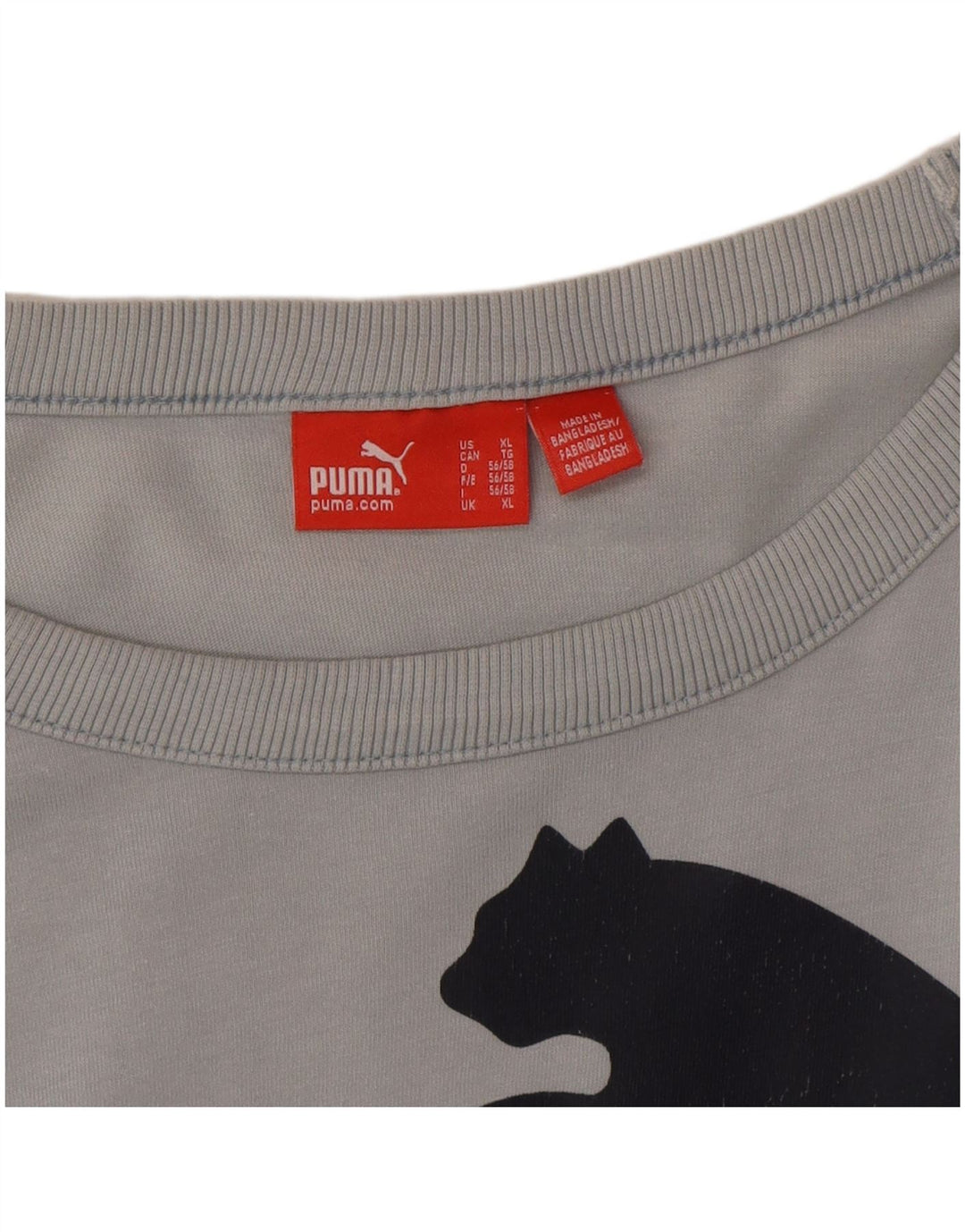 T-shirt grafica da uomo Puma Top XL Grigia