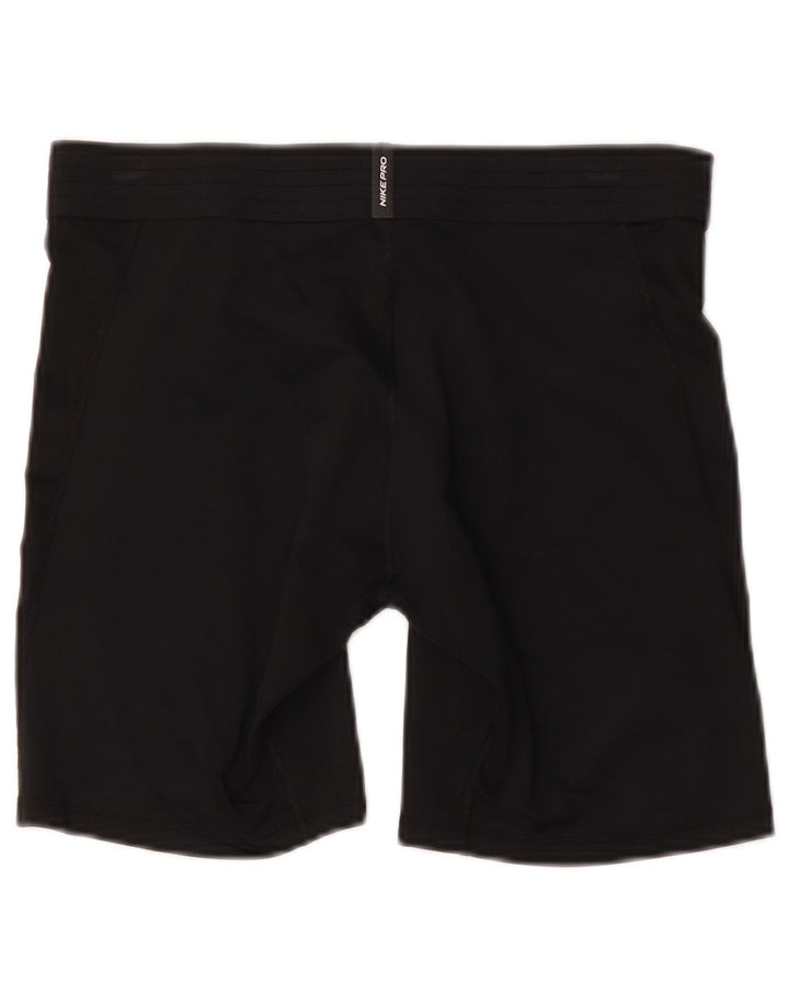 Pantaloncini sportivi Nike da uomo con vestibilità attillata e grafica, grandi, in poliestere nero
