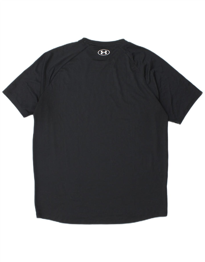 T-shirt grafica da uomo UNDER ARMOUR grande grande nera