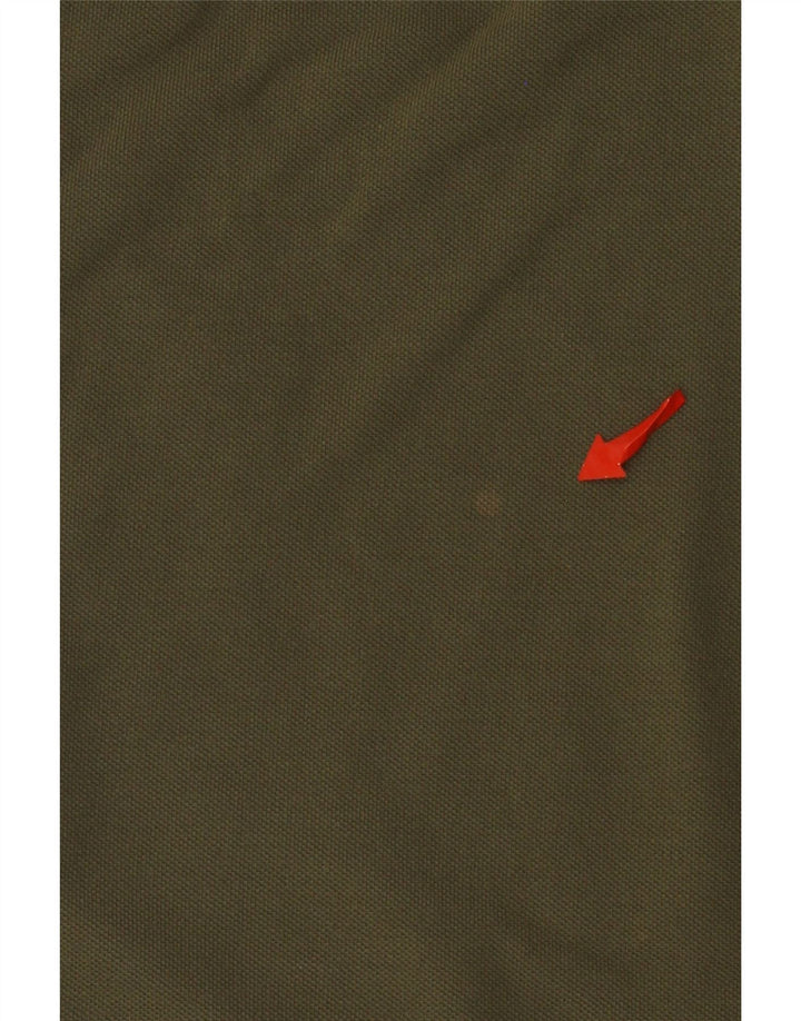 Polo da uomo North Sails in cotone kaki medio