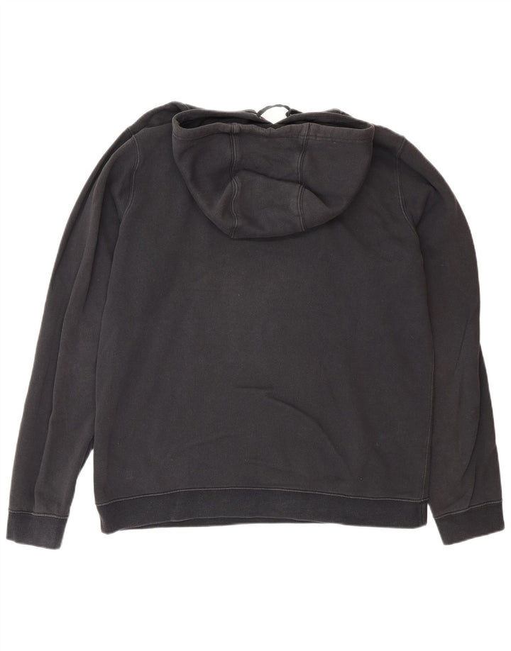Felpa con cappuccio grafica Nike da uomo grande in cotone nero