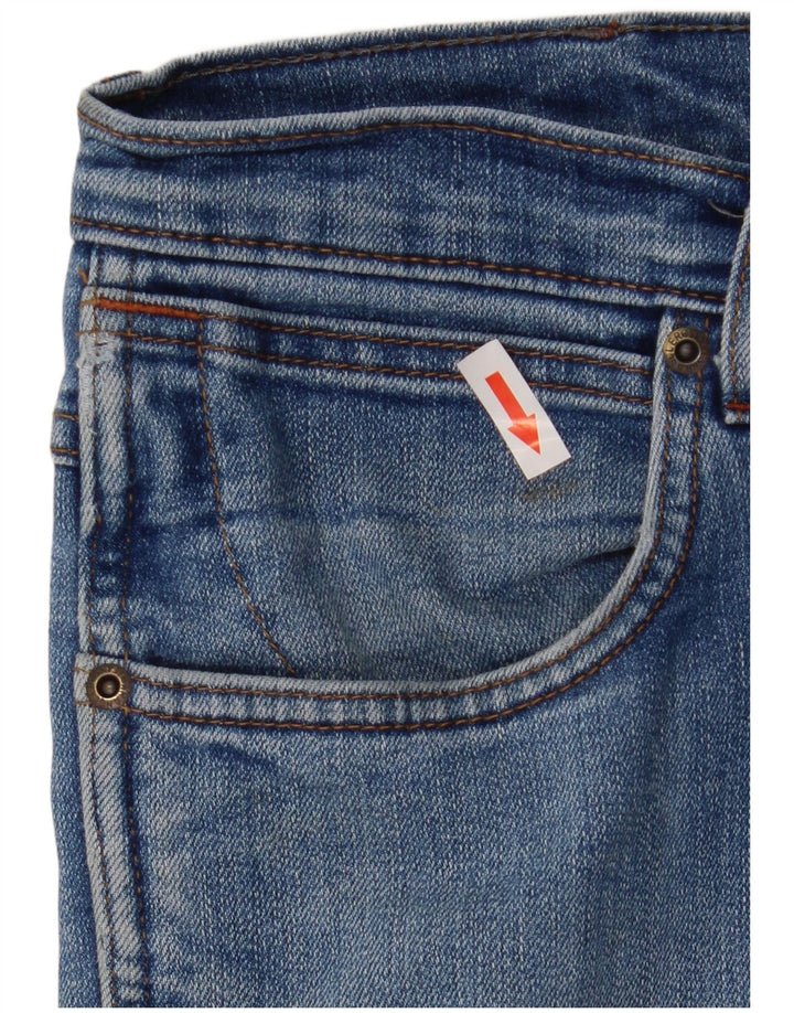 Jeans dritti elasticizzati Texas Wrangler da uomo W36 L30 cotone blu