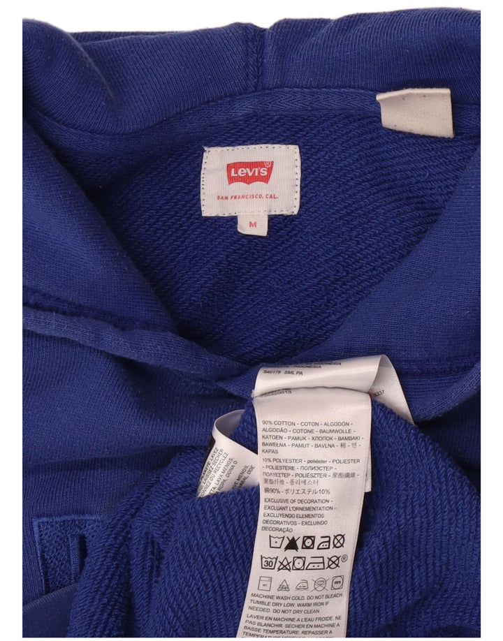 Maglione con cappuccio grafico da uomo Levi's in cotone blu medio