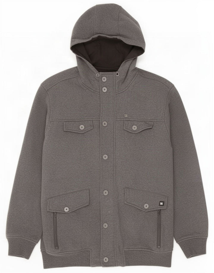 Giacca utility con cappuccio da uomo DC UK 40 grande grigia
