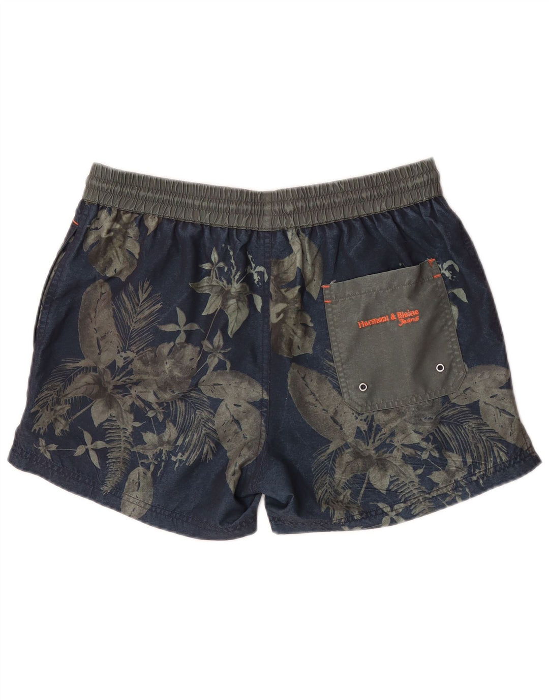 Pantaloncini da bagno grafici da uomo Harmont & Blaine medio blu navy floreale