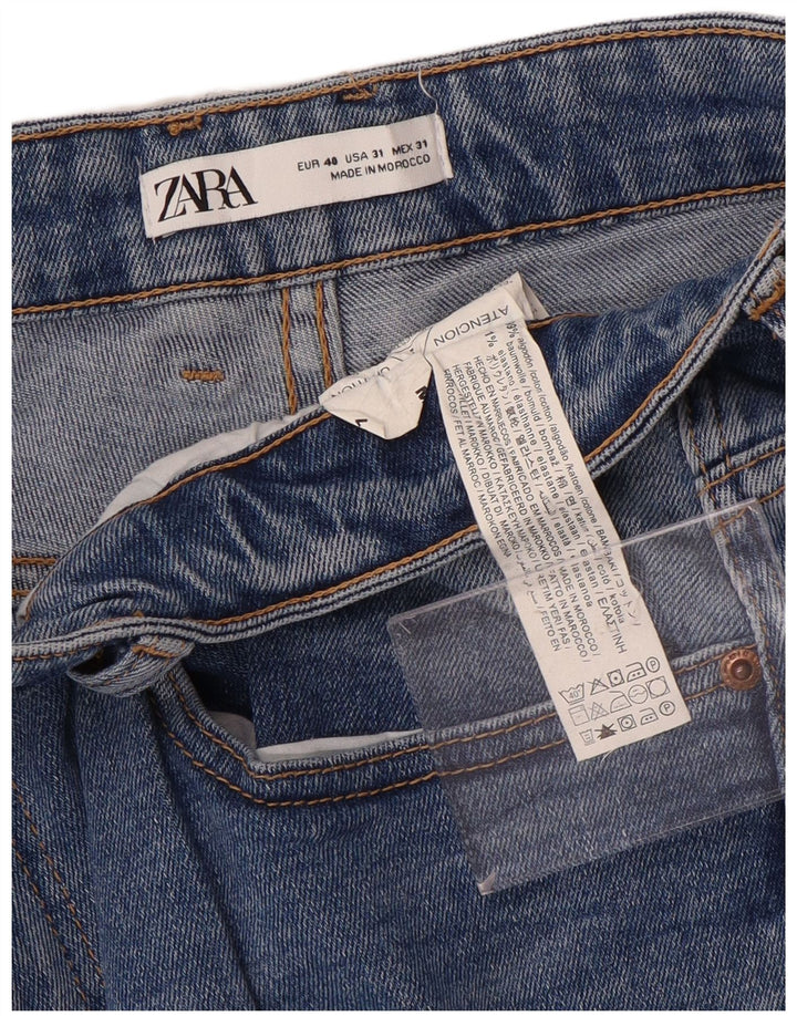 Pantaloncini di jeans da uomo Zara EU 40 medi W31 cotone blu