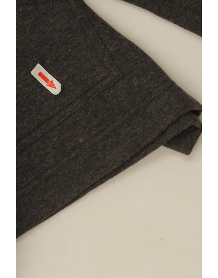 Maglia con cappuccio oversize grafica Nike da donna US 8/10 cotone grigio medio