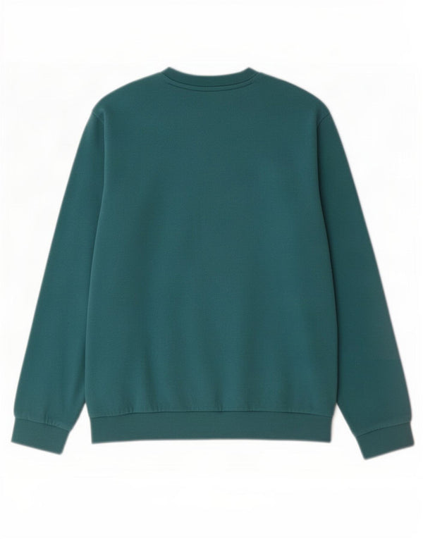 Felpa grafica Adidas da ragazzo 11-12 anni in cotone verde
