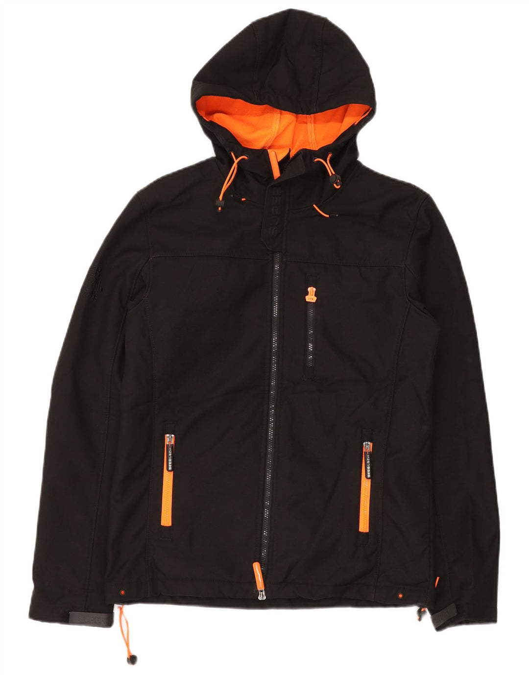 Giacca a vento con cappuccio da uomo SUPERDRY The Windtrekker UK 38 medio nero