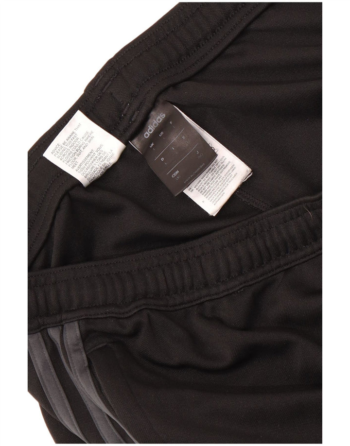 Pantaloni da tuta Adidas Climalite da uomo, grandi, in poliestere color block nero