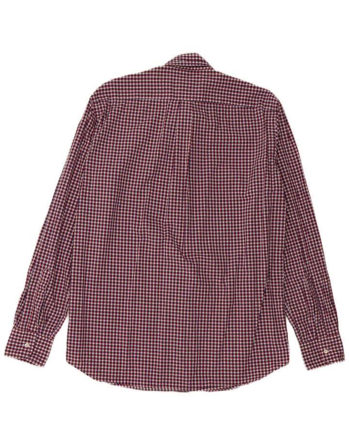 Camicia da uomo Aspesi taglia 41 16 grande cotone a quadretti rossi