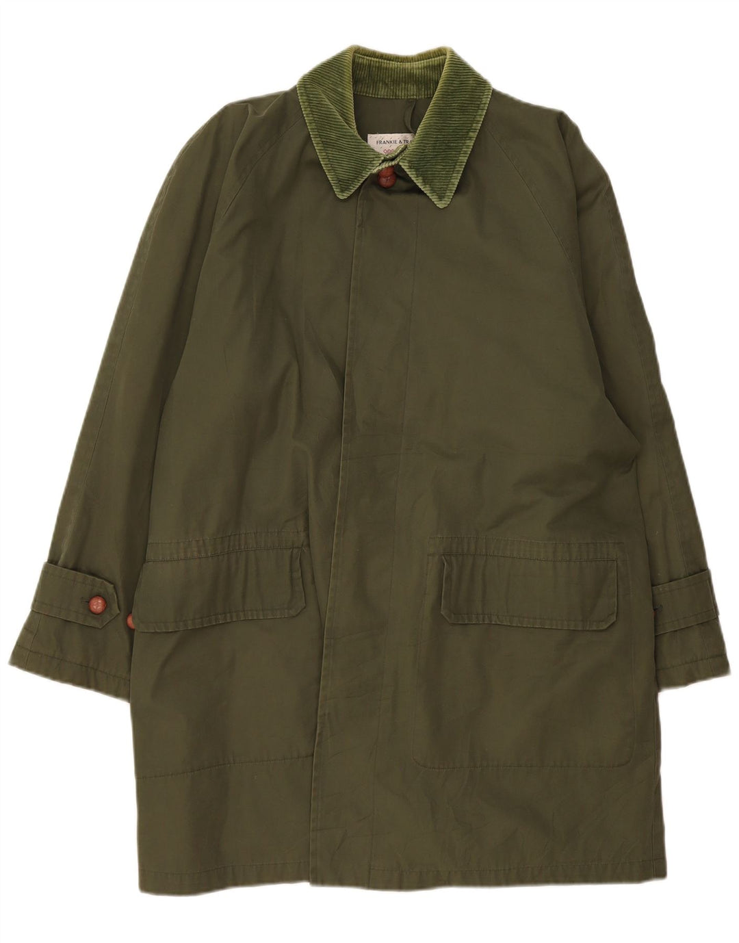 Cappotto da uomo Frankie & Trace IT 46 piccolo poliestere kaki
